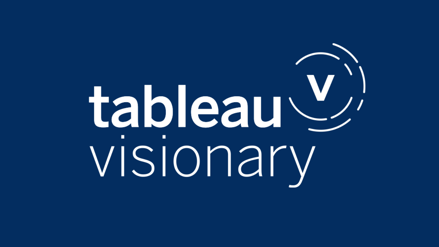 Tableau Visionary